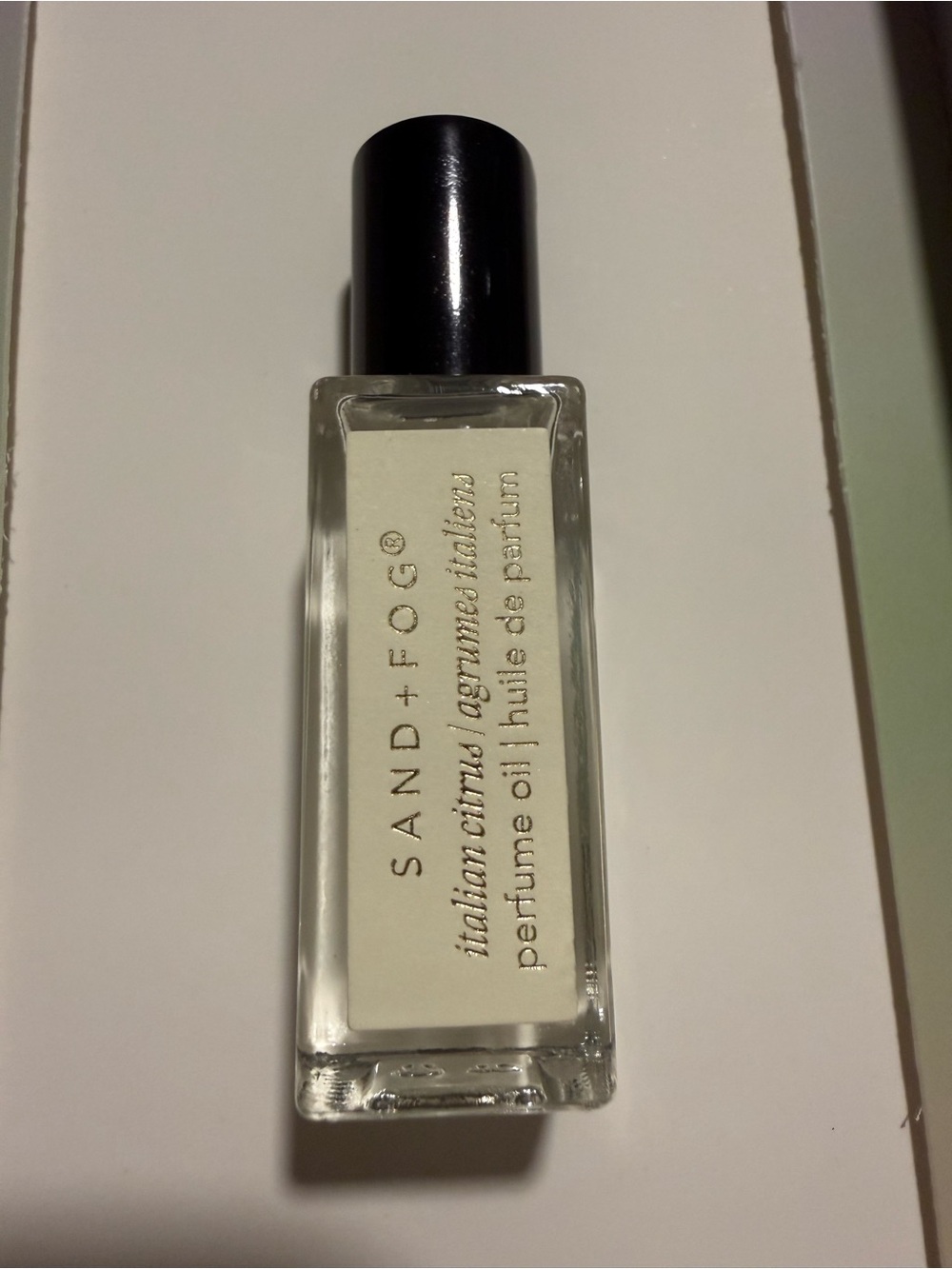 SAND + FOG Italian Citrus Perfume Oil - Clear